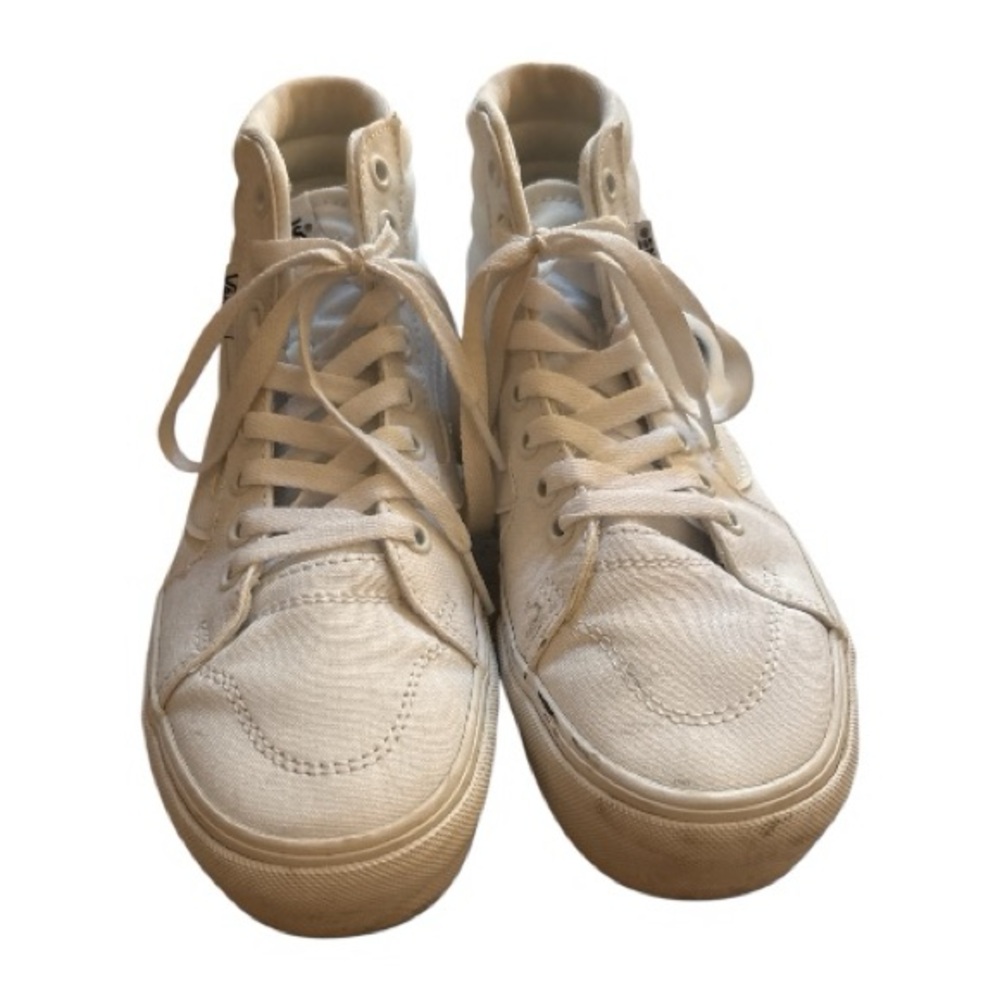 ⭐️ Vans Women's Off-White High-Top Sneakers ⭐️ - Picture 2 of 8